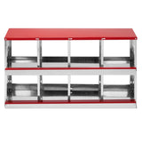 8 Compartment Roll Out Chicken Nesting Box with Basket, Egg Nest Box Chicken Laying Box Hens Chicken 55778812