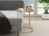 Portable Metal Round C-Table & End Table 12"D x 23.5"H 58190404