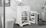 ZNTS 20" Bathroom Vanity with Sink, Bathroom Cabinet with Soft Closing Door, Storage Rack and Adjustable 41060503