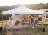 10x10 FT Pop Up Canopy Tent with Slant Legs and Carrying Bag, Easy Setup Outdoor Shelter for 95013248