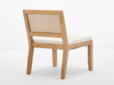Farmhouse Rattan Dining Chairs Set of 2, Mid Century Modern Kitchen & Dining Room Chairs, Cane W1143P483566