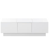 ON-TREND Coffee with 2 large Hidden Storage Compartment, Extendable Cocktail WF303591AAK