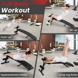 ZNTS Sit-up bench exercise equipment 42703661