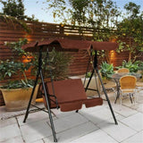 2-Seat Patio Swing Chair with awning 18991627