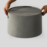 Steel Propane Tank Cover Round Tank Holder Hide-away Side Table W853P202182