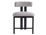 26.5'' Stylish Round Stools with Low Back - Comfortable Upholstered Seat & Black Metal Frame for N780P236628G