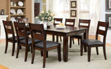 ZNTS Dark Cherry Finish Solid wood Transitional Style Kitchen Set of 2pcs Dining Chairs Bold & Sturdy B011P162631