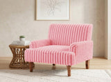 Modern Accent Chair with 3.5cmW Wide Wale Corduroy, 9" Solid Wood Legs, Comfortable Upholstered 69518030