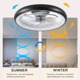 ZNTS Ceiling Fan with Lights Dimmable LED W1340103791