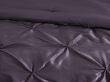 7-Piece King 100% Polyester Pieced Pleated Tufted Comforter Set B035P463175