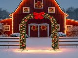 Christmas Artificial Tree Archway Decoration, Realistic PVC Holiday Tree Arch Frame for Outdoor 87110198