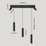 Angelina 5 - Light Cylinder Kitchen Island PendantUnable ship weekends, TK/TEMU only for 79255435