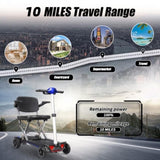 MOBIFREE Powered Lightweight Manual Folding Mobility Scooter M2020 for Adults and Seniors. GL-W2923P220470