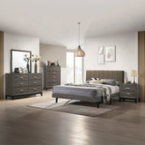 Weathered Grey 2-Drawer Nightstand B062P209015