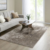 Cozy Shag Abstract Area Rug B03597967