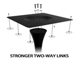 (Natural Wood Color) Round Table, 31.5'' Modern Dining Table, Dining Table,MDF Top and Steel Base W2641P460057