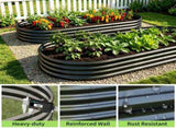 Galvanized Raised Garden Bed 8x4x1ft - Heavy Duty Metal Planter Box for Vegetables, Herbs & Flowers, W840P499241