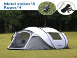 4-6 Persons White Gray Pop-Up Boat Tent T2602P172478