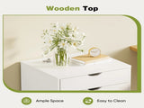 5-Drawer Portable Storage Cabinet on Wheels for Office, Bedroom & Home Organization, White 16848472