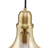 Auburn Bell Shaped Hanging Glass Pendant Light B035P264533