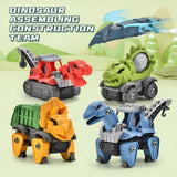 5 Pack Take Apart Dinosaur Set with Electric Drill, Construction Building Toy for Boys, Ideal Xmas 86519438