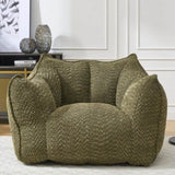 Sofa chairs with highly resilient foam for living rooms and bedrooms, comfortable square lazy, W1996P252266