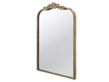 24" x 36" Gold Arch Mirror, Baroque Inspired Wall Decor for Bathroom Bedroom Living Room W2078123418