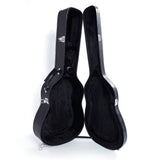 39" Classical Guitar Hard Case Microgroove Flat Black 28845359