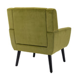 Modern Soft Velvet Material Ergonomics Accent Chair Living Room Chair Bedroom Chair Home Chair With W676P313947