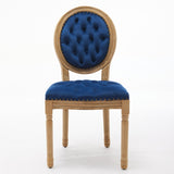 French Style Solid Wood Frame Antique Painting,Hand-pulled buckle decoration Velvet artificial W1143P195872