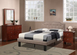 Bedroom Nightstand Cherry Color Wooden 2 Drawers Table Bed Side Table HSESF00F4277