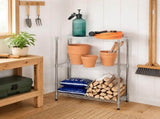 3-Tier Wire Shelving Rack, Chrome, 750 lb Capacity 64485789