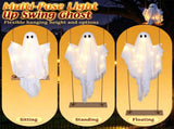 5FT Hanging Swing Ghost Halloween Decor, Warm White LED Lights 16.4FT Remote Control, Adjustable 72349301