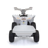 6V Kids Electric ATV, Toddler Ride on Car with Trailer, Music, Bluetooth Power Display for Boys W2181P160385