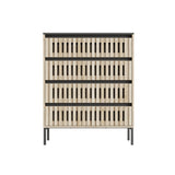 4 Drawer Storage Cabinet,Freestanding Cabinet,Bedroom Clothing Storage,Large Capacity,Modern W2673P208644