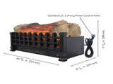 20 inch Electric Fireplace 3D Log set insert, Free Standing Fireplace Heater for Indoor 31542525