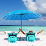 Foldable Beach Lounger, Lightweight Beach Mat Lounge Chair with Breathable Mesh Back, Cooler Pocket 73830572