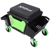 Heavy Duty Mechanic Stool 330lbs Load Capability, Garage Stool Wheels, Rolling Creeper 31171918