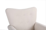 Baby Room High Rocking Chair Nursery Chair , Comfortable Rocker Fabric Padded Seat ,Modern High 38824496