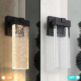 ZNTS Outdoor waterproof transparent LED crystal wall lamp with light sense 05453058