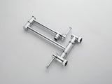 Wall mounted Filler Faucet, Modern Brass Filler Two-Attachment Wall Mount Folding Kitchen 66221013