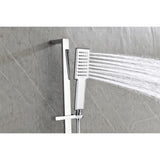 ZNTS Shower System with Shower Head, Hand Shower, Slide Bar,, Shower Arm, Hose, Valve Trim, and Lever W2287P167927