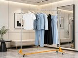 Z Rack Industrial Grade 3 Pack, Height Adjustable Rolling Z Base Garment Rack, Clothing Rack with 23003964