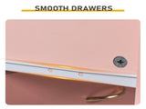 5-Drawer Particleboard Chest with Melamine Finish Drawer Dresser 26*13*39in Nail powder 90373951