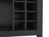 DEPOT E-SHOP Mojito Bar Cabinet, One Open Drawer, One Open Shelf, Black B097133096
