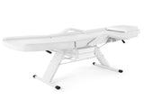 PVC leather, iron frame, 72in, adjustable backrest & leg angle, with tray, facial bed, white 65072189