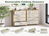 Bamboo 5-Drawer Storage Dresser with Anti-Tipping Kit for Bedroom Closet Living Room 62925610