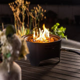 15 inch Outdoor Portable Propane Fire Pit, Tabletop Fire Pit with Quick Connect Regulator W853P232639