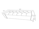 48" Storage Bedroom Bench for End of Bed, Faux Linen Upholstered Storage Ottoman with Arms for 05310834