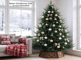 Wooden Christmas Tree Collar for 6/7.5/9 ft Artificial Trees31.5 x 27.5 x 10 Inch Xmas Tree Stand 14969308